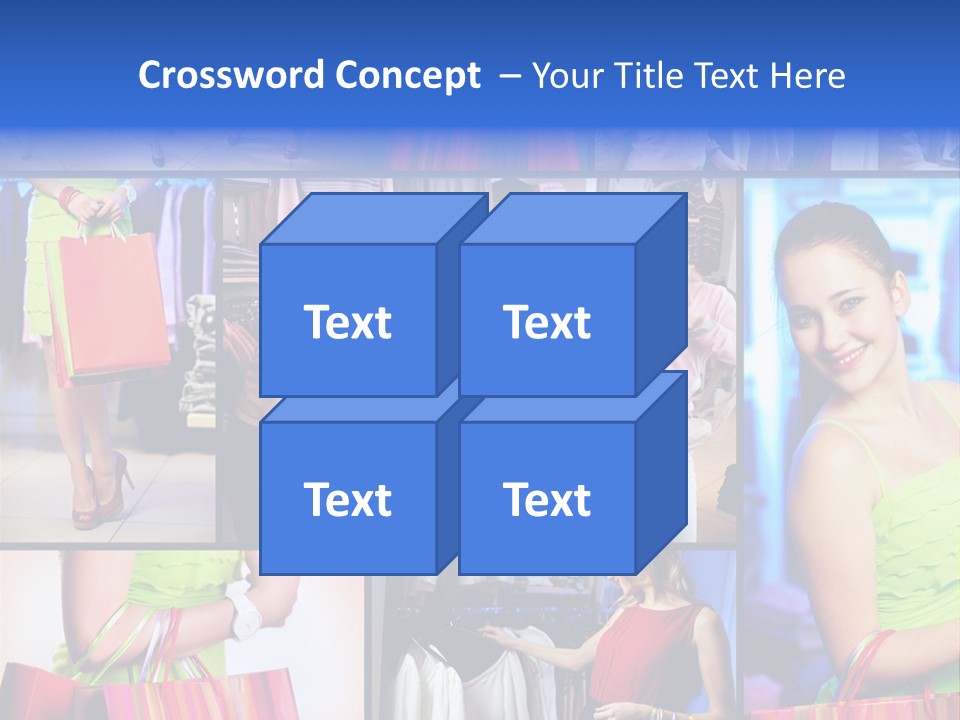 Girl Glamourous Share PowerPoint Template