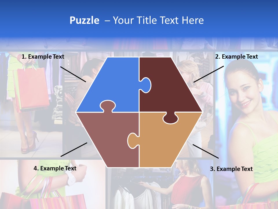 Girl Glamourous Share PowerPoint Template