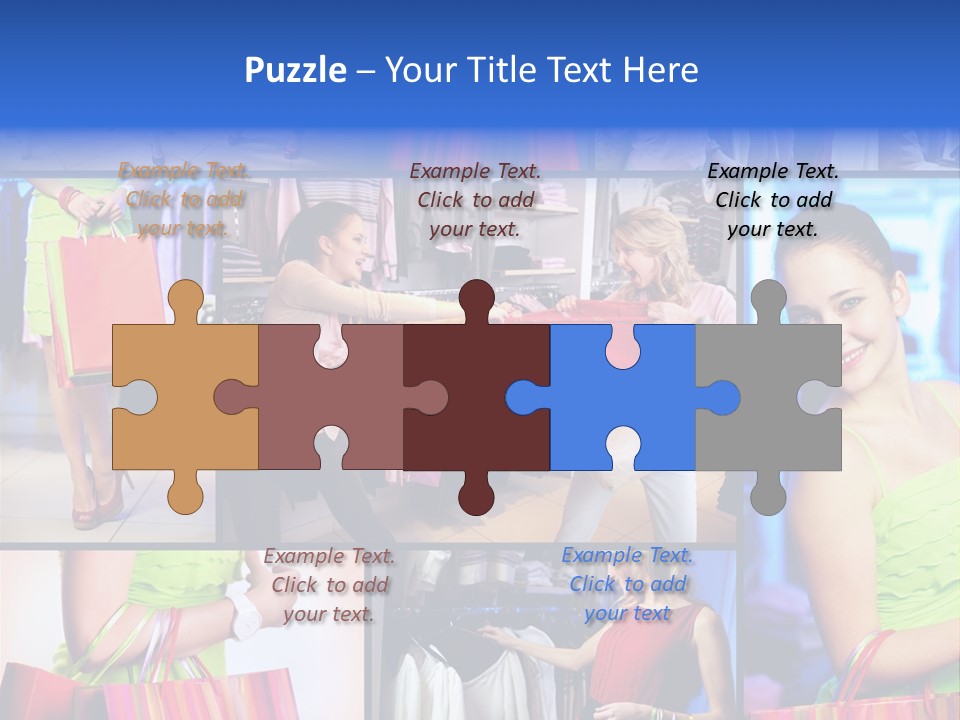 Girl Glamourous Share PowerPoint Template