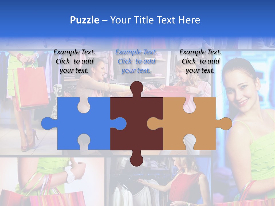 Girl Glamourous Share PowerPoint Template