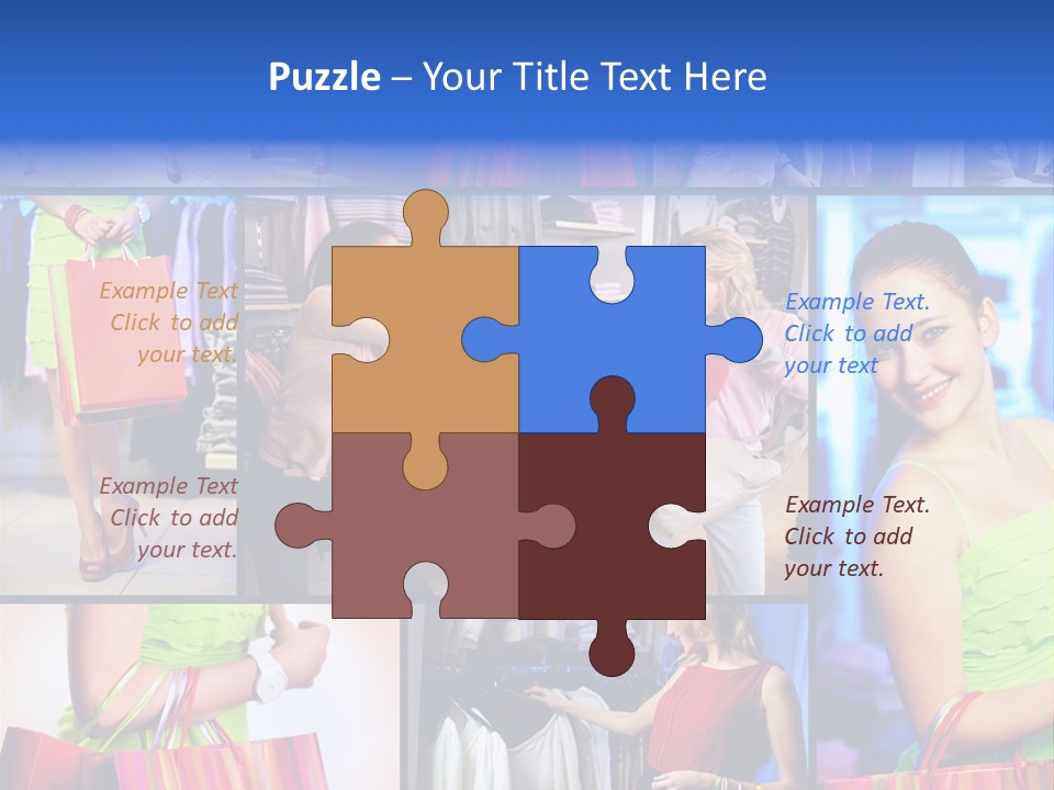 Girl Glamourous Share PowerPoint Template