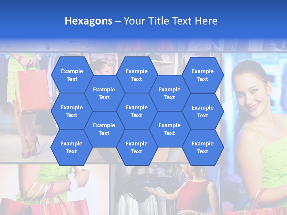 Girl Glamourous Share PowerPoint Template