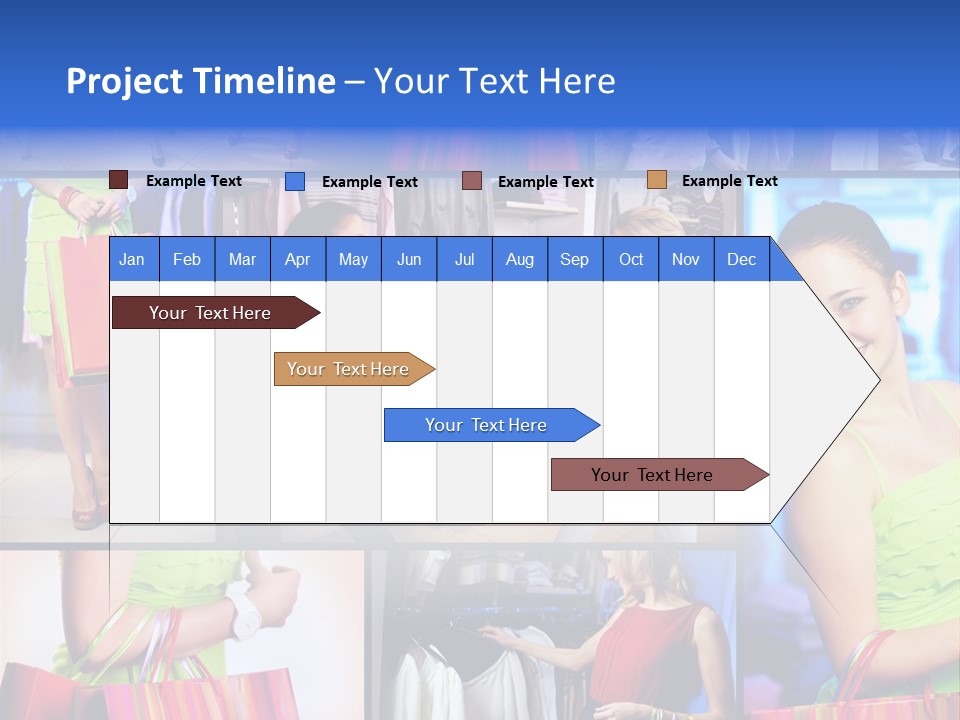 Girl Glamourous Share PowerPoint Template