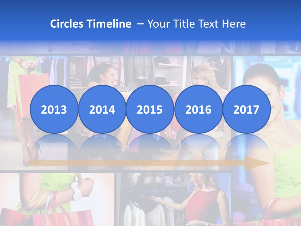 Girl Glamourous Share PowerPoint Template