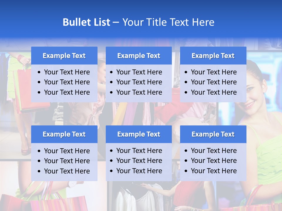 Girl Glamourous Share PowerPoint Template