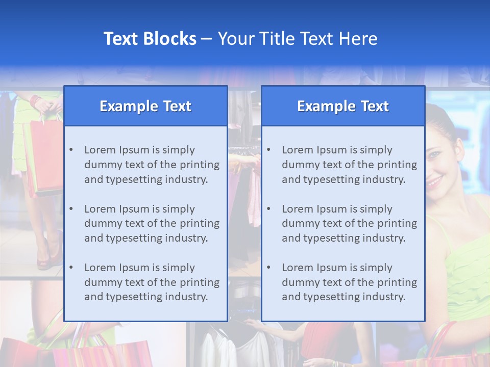 Girl Glamourous Share PowerPoint Template