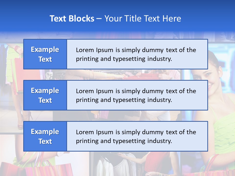 Girl Glamourous Share PowerPoint Template