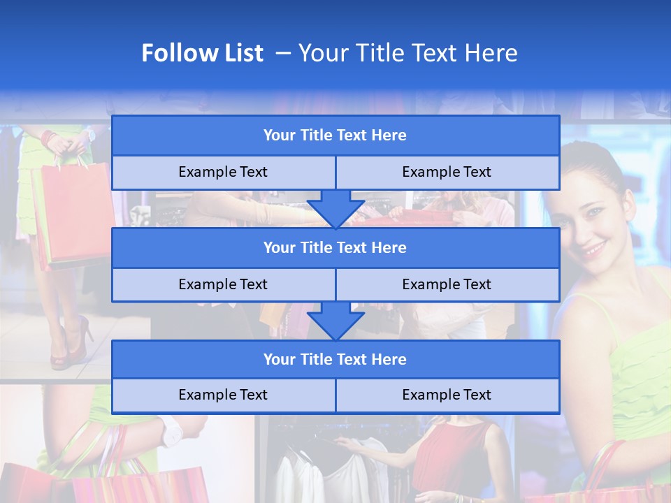 Girl Glamourous Share PowerPoint Template