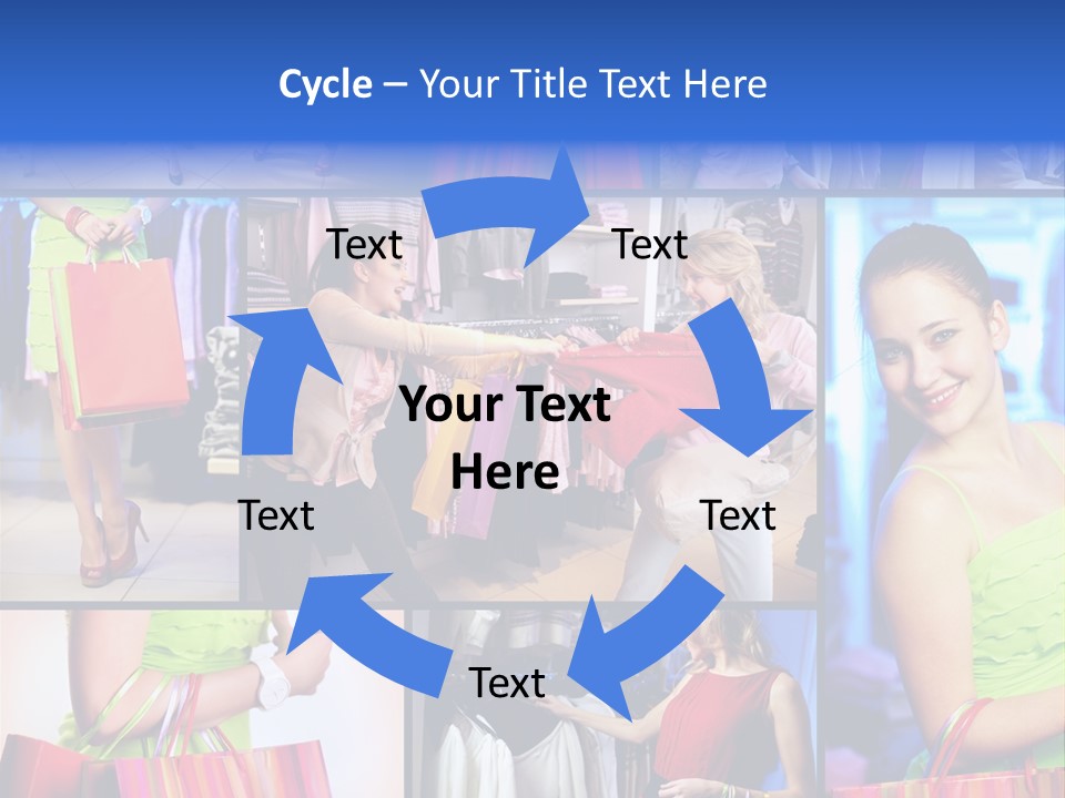 Girl Glamourous Share PowerPoint Template