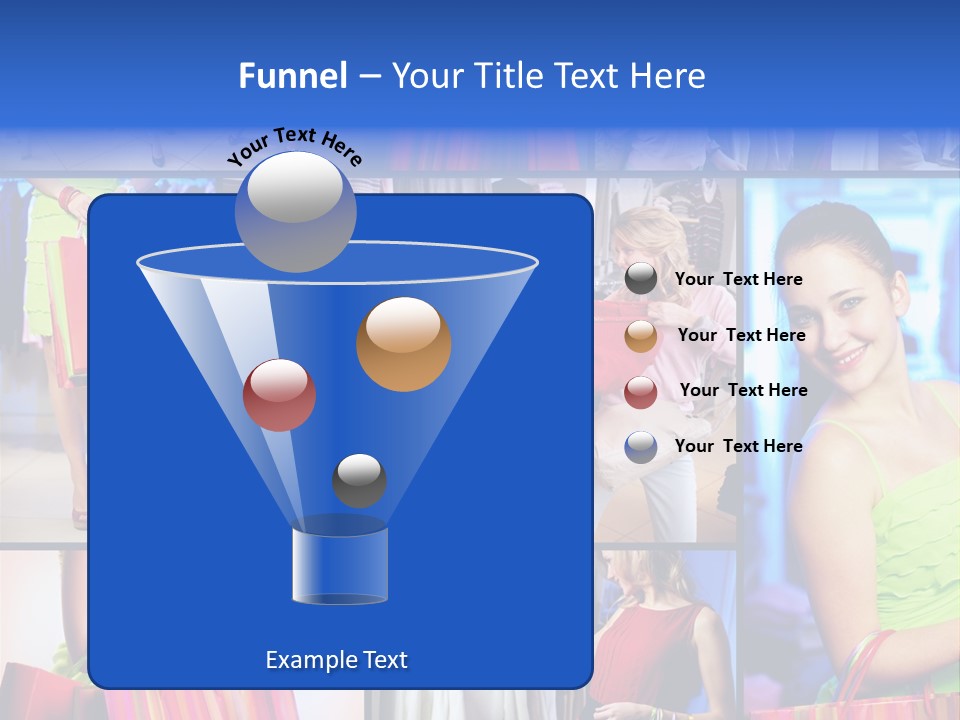 Girl Glamourous Share PowerPoint Template