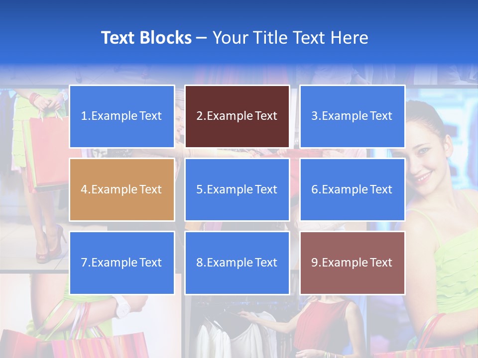 Girl Glamourous Share PowerPoint Template