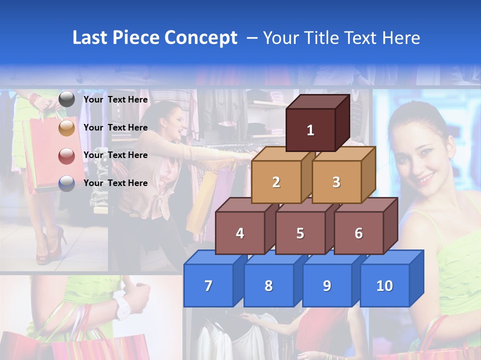 Girl Glamourous Share PowerPoint Template