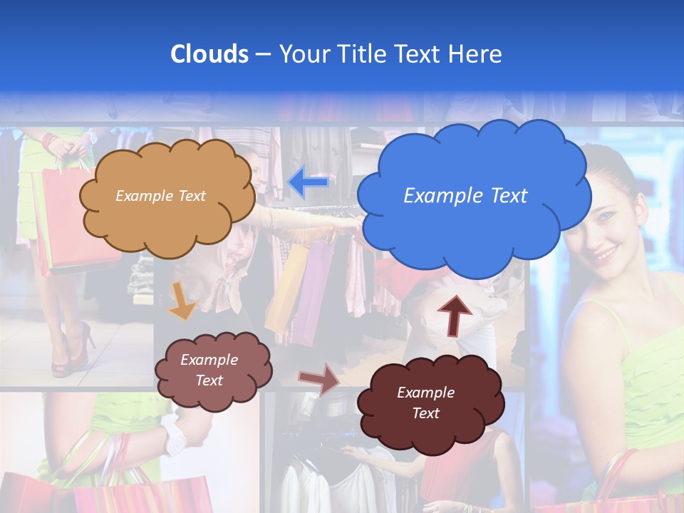 Girl Glamourous Share PowerPoint Template