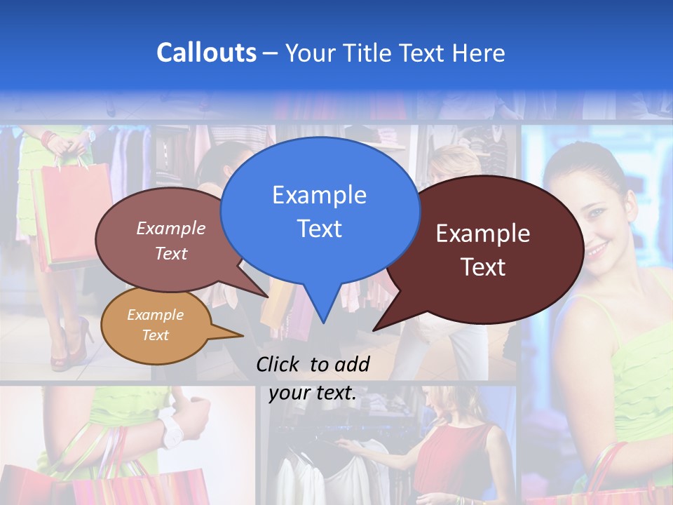 Girl Glamourous Share PowerPoint Template