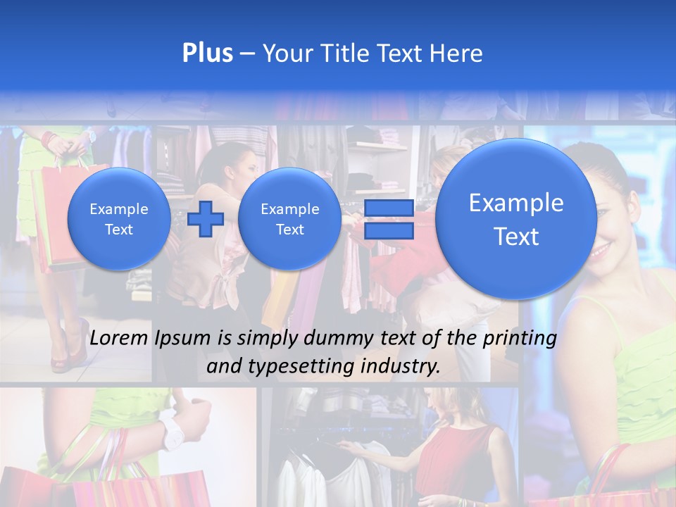 Girl Glamourous Share PowerPoint Template