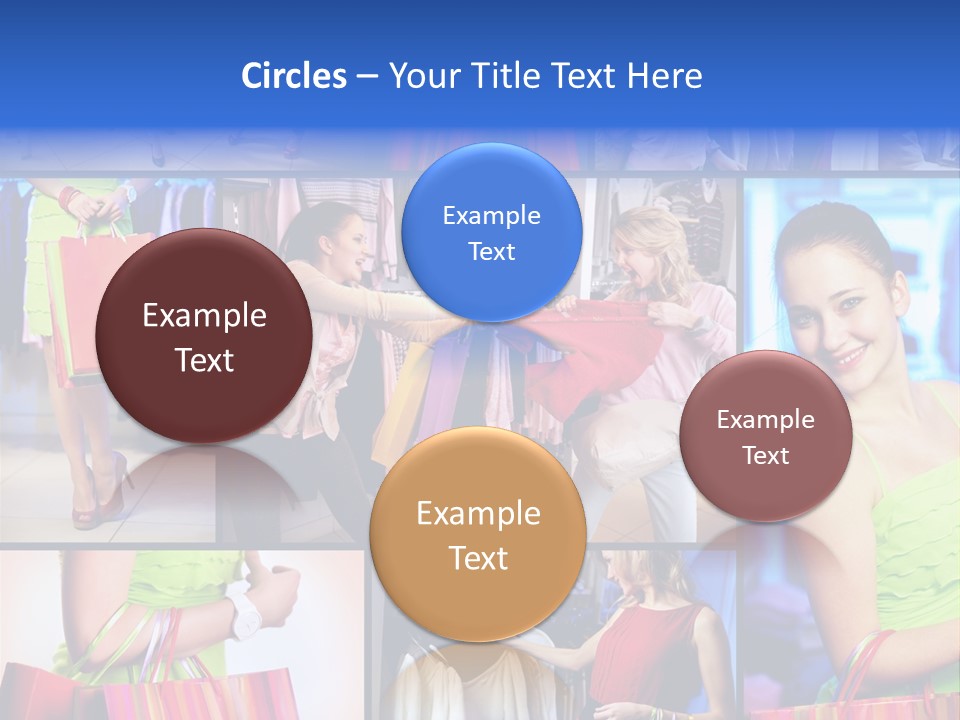 Girl Glamourous Share PowerPoint Template