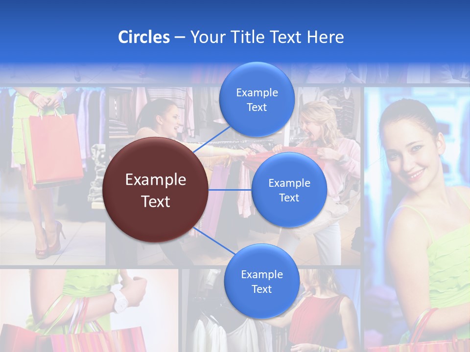 Girl Glamourous Share PowerPoint Template