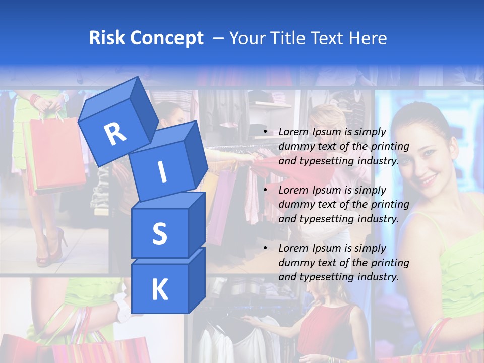 Girl Glamourous Share PowerPoint Template