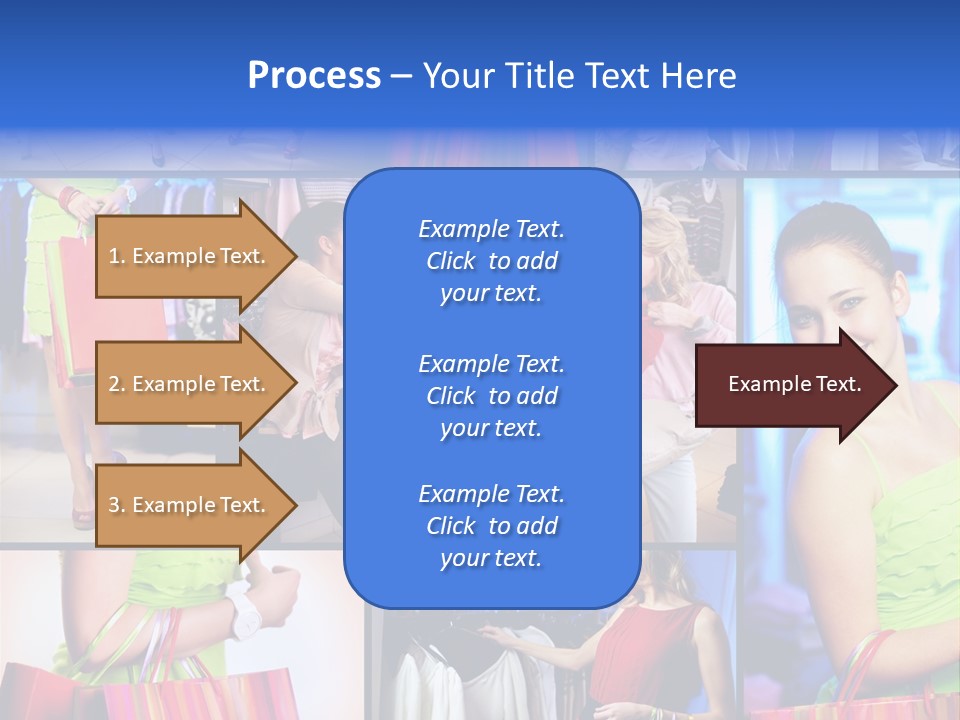 Girl Glamourous Share PowerPoint Template
