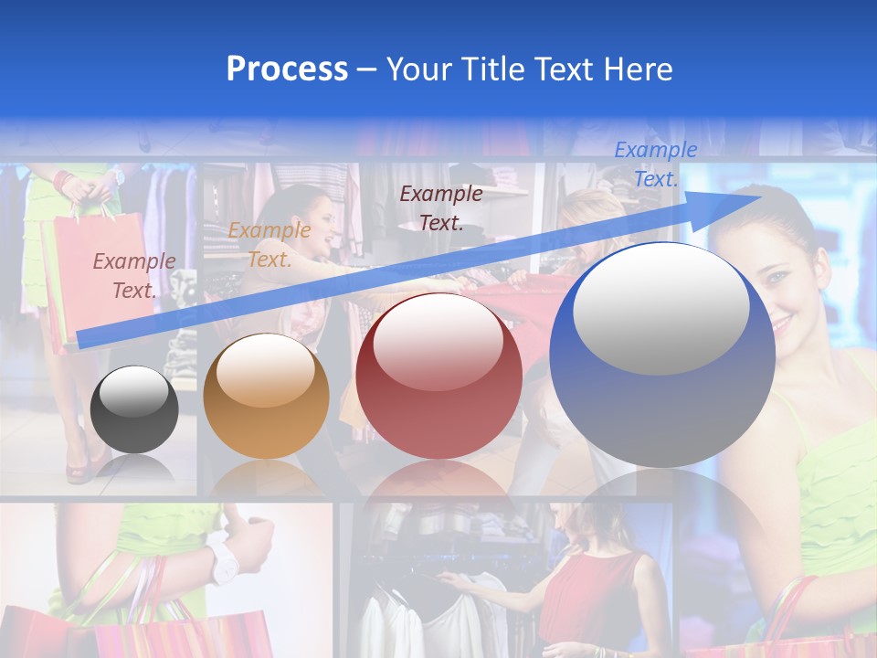 Girl Glamourous Share PowerPoint Template