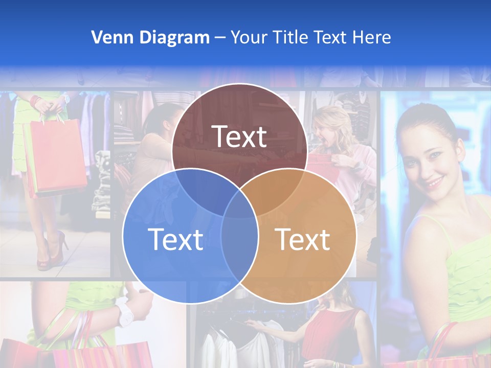 Girl Glamourous Share PowerPoint Template