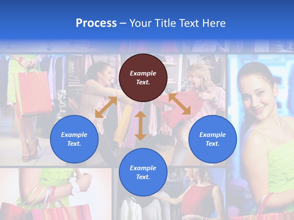 Girl Glamourous Share PowerPoint Template