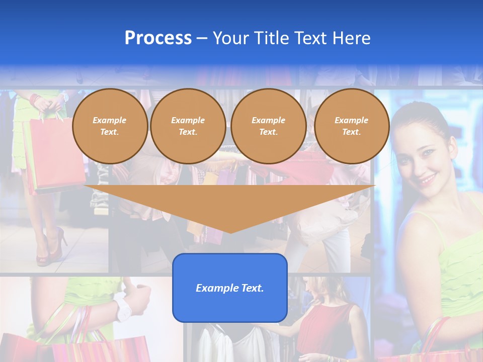 Girl Glamourous Share PowerPoint Template