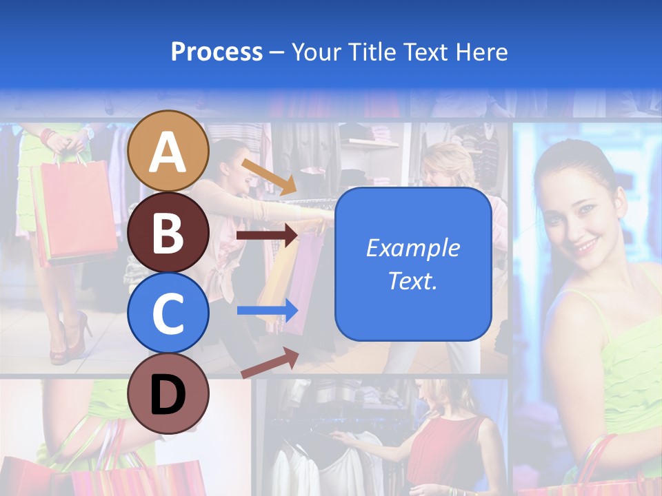 Girl Glamourous Share PowerPoint Template