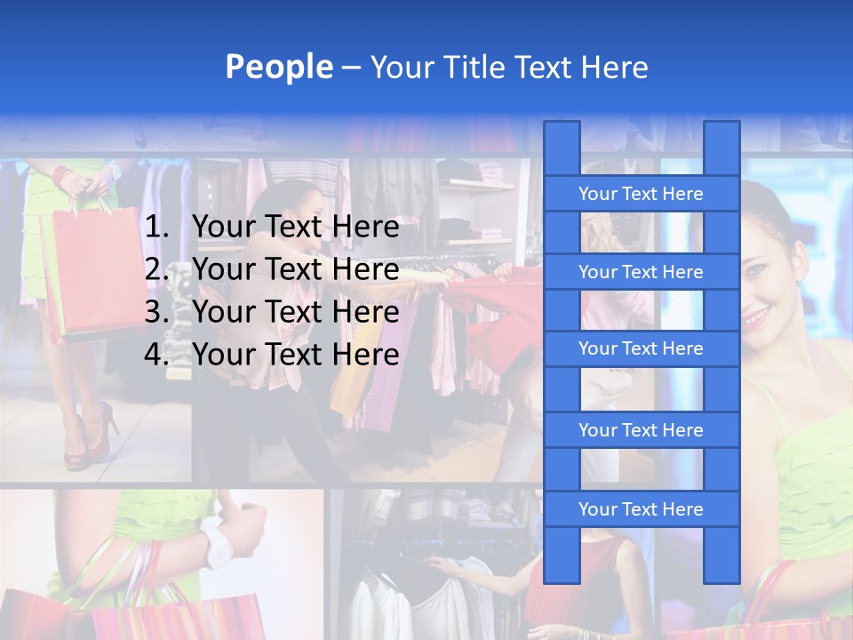 Girl Glamourous Share PowerPoint Template