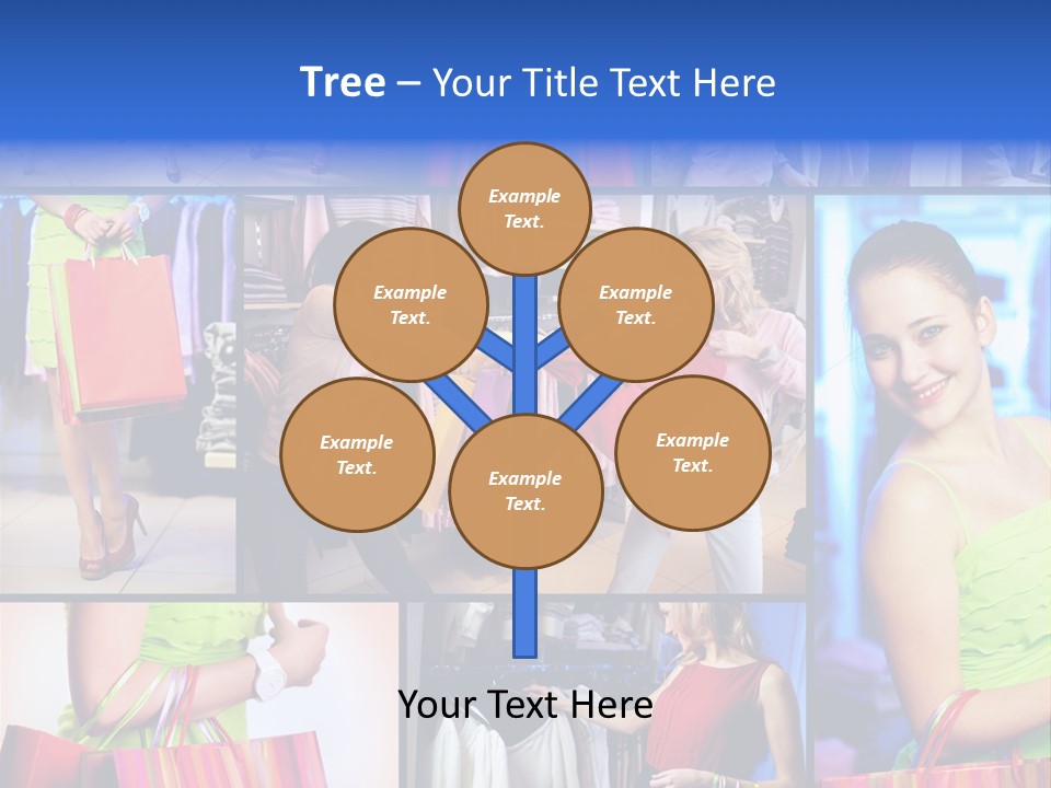 Girl Glamourous Share PowerPoint Template