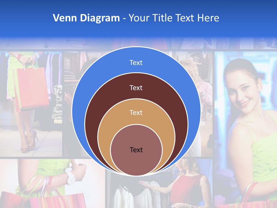 Girl Glamourous Share PowerPoint Template