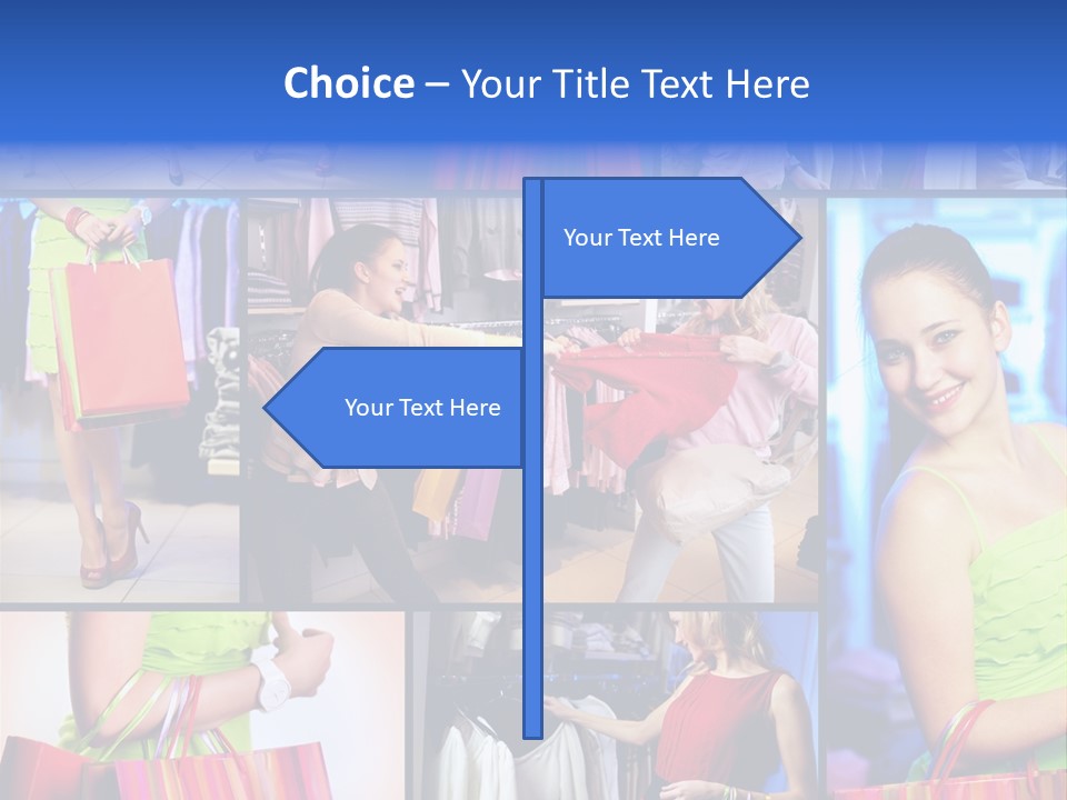 Girl Glamourous Share PowerPoint Template