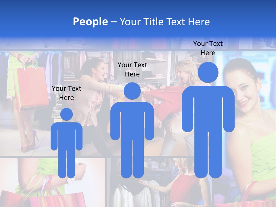 Girl Glamourous Share PowerPoint Template