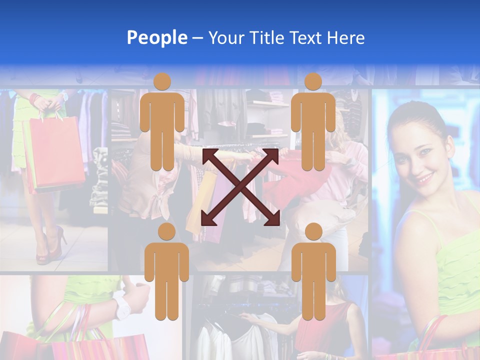 Girl Glamourous Share PowerPoint Template