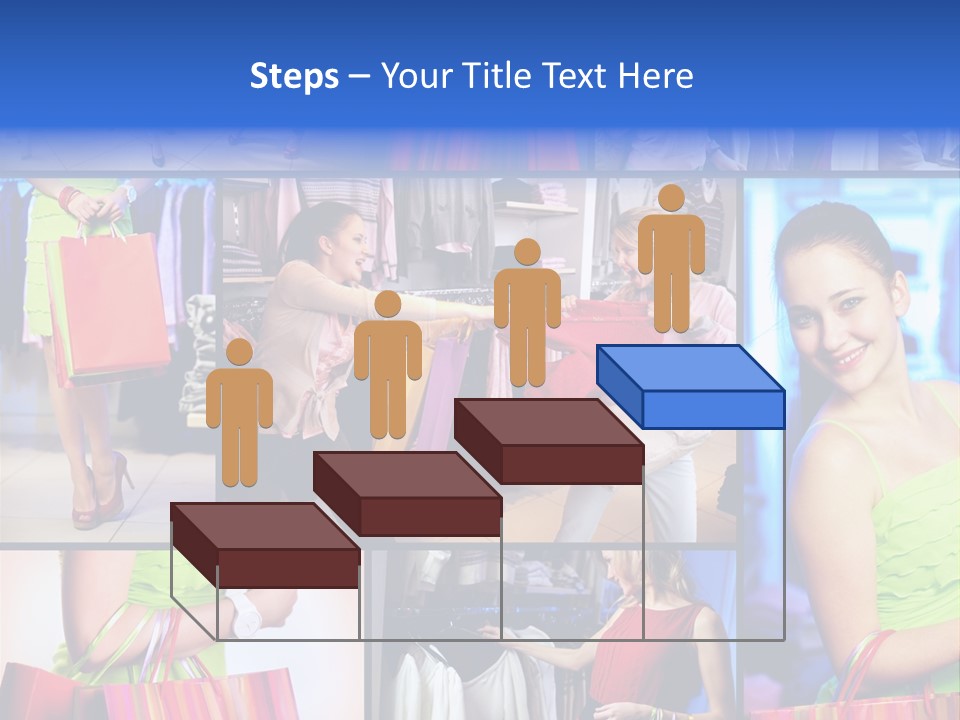 Girl Glamourous Share PowerPoint Template