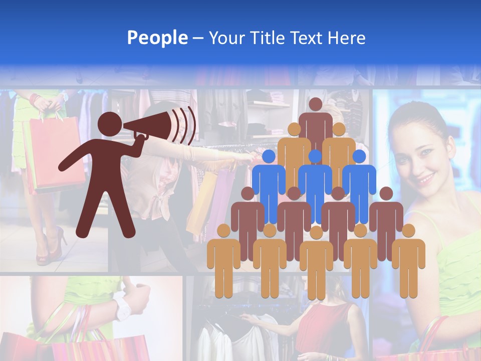 Girl Glamourous Share PowerPoint Template