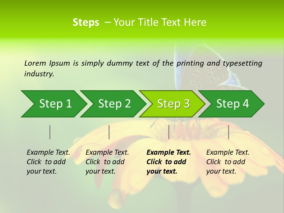 Background Wing Wildlife PowerPoint Template