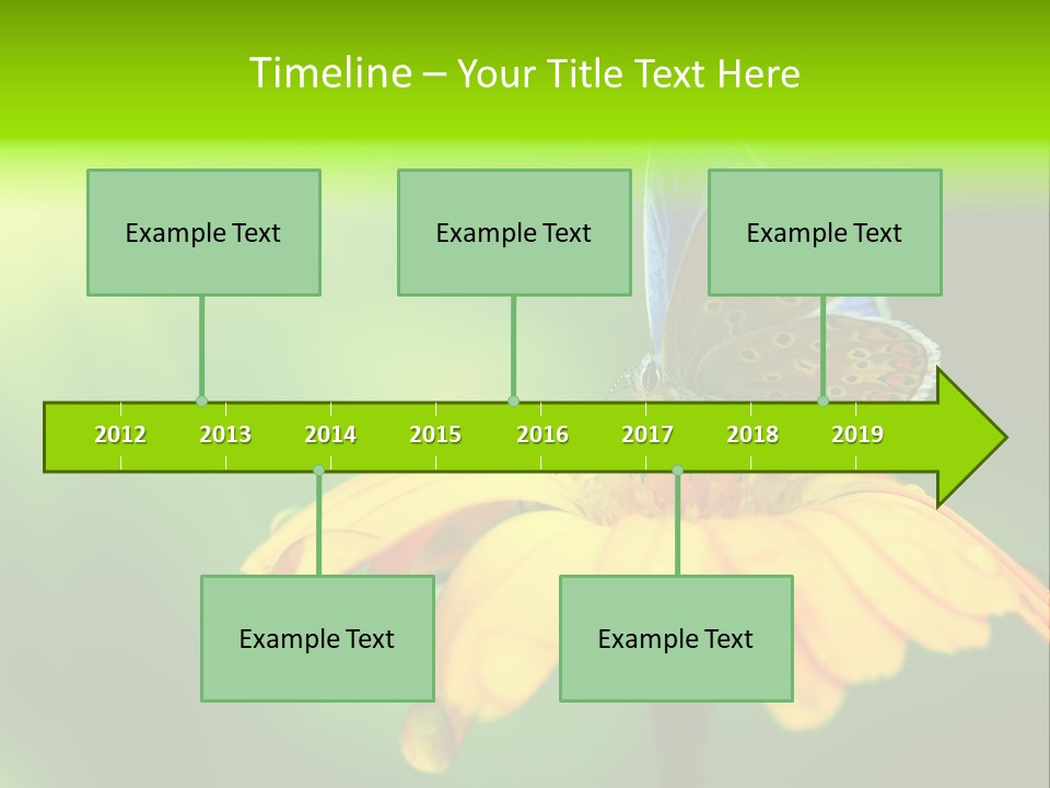 Background Wing Wildlife PowerPoint Template