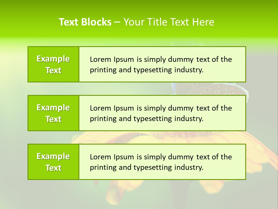 Background Wing Wildlife PowerPoint Template