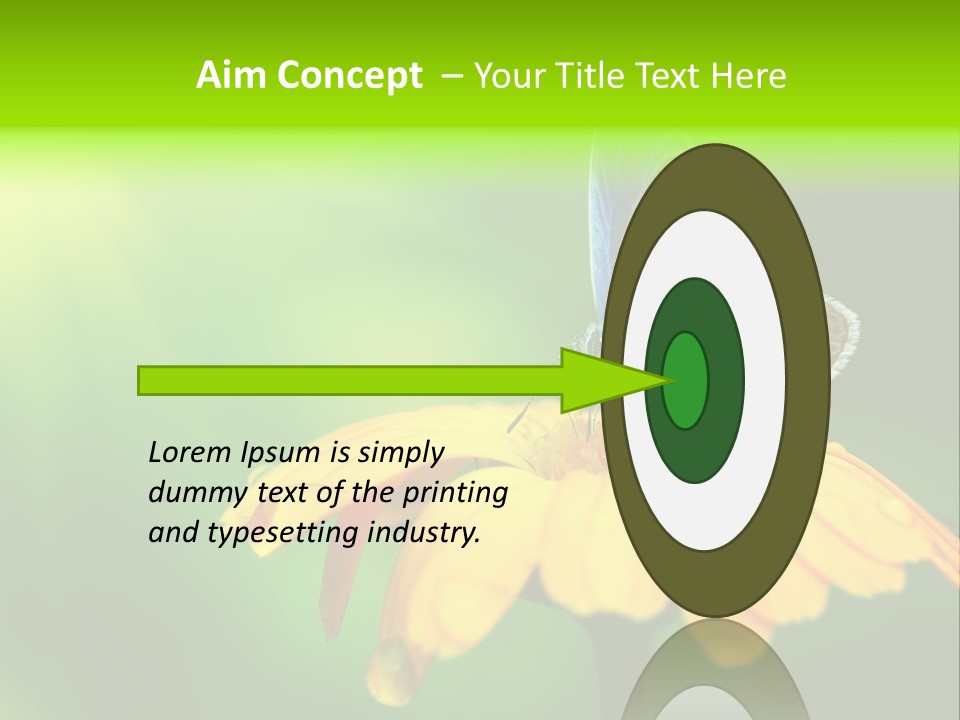 Background Wing Wildlife PowerPoint Template