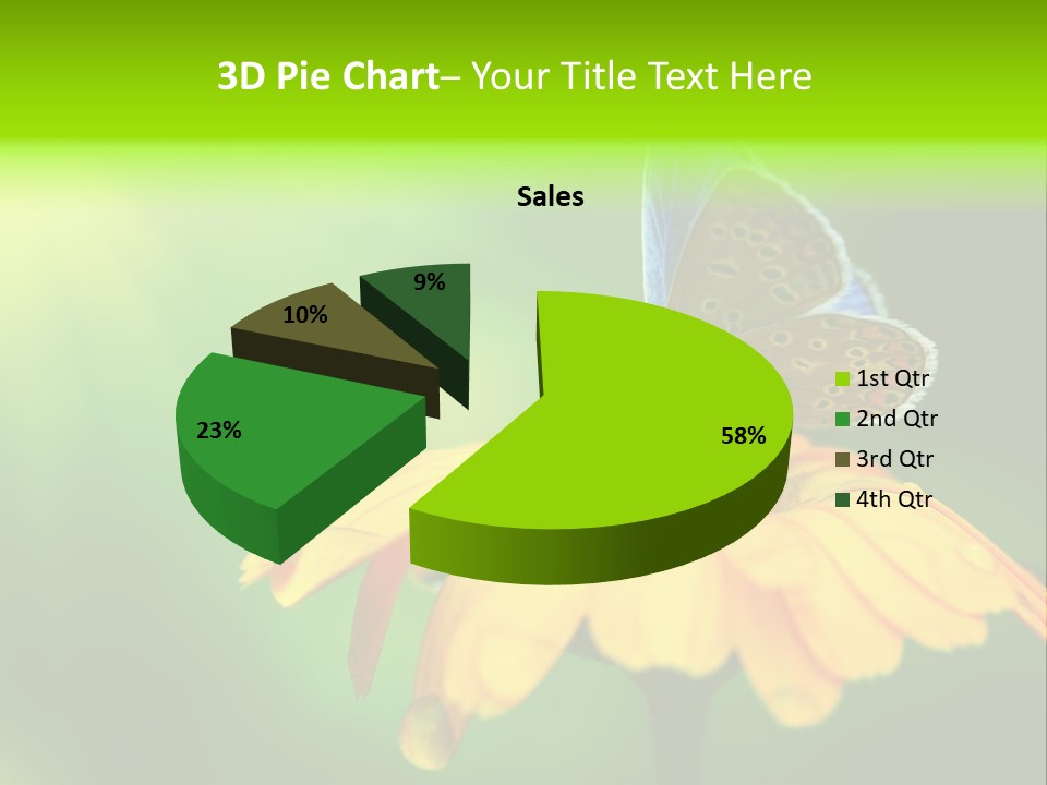 Background Wing Wildlife PowerPoint Template