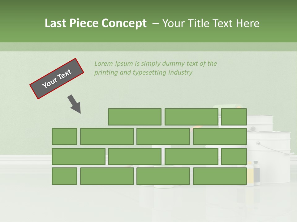 Roll Empty Renovation PowerPoint Template