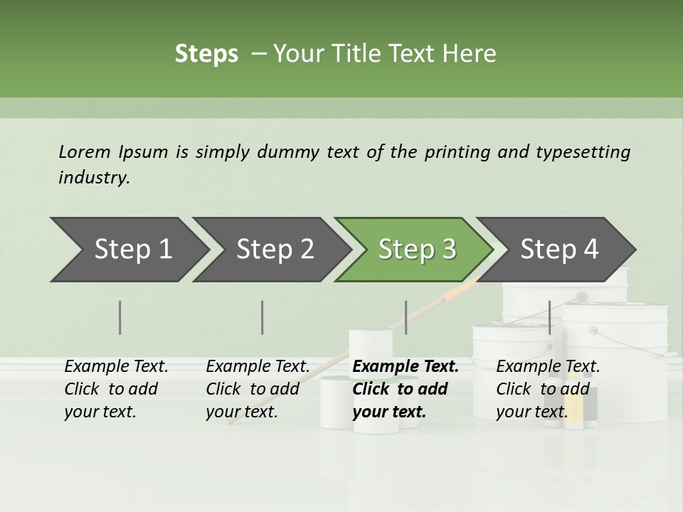 Roll Empty Renovation PowerPoint Template