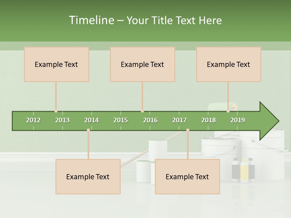 Roll Empty Renovation PowerPoint Template