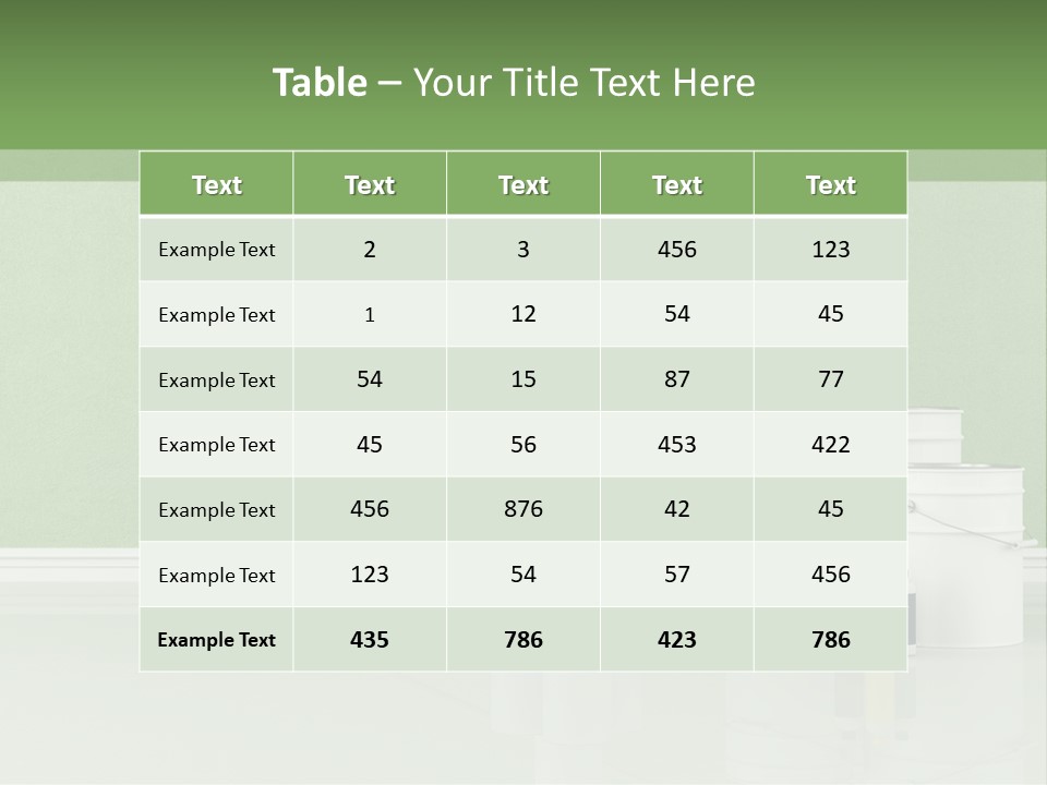 Roll Empty Renovation PowerPoint Template