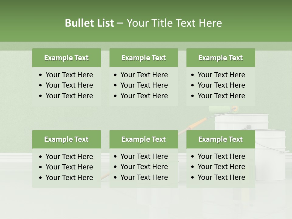 Roll Empty Renovation PowerPoint Template