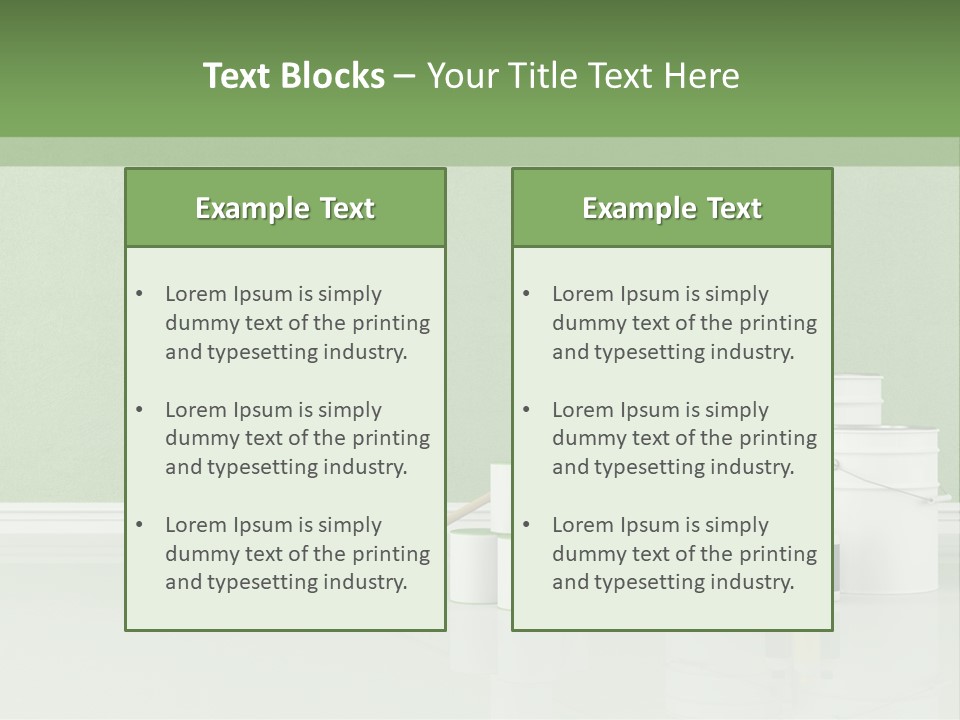 Roll Empty Renovation PowerPoint Template