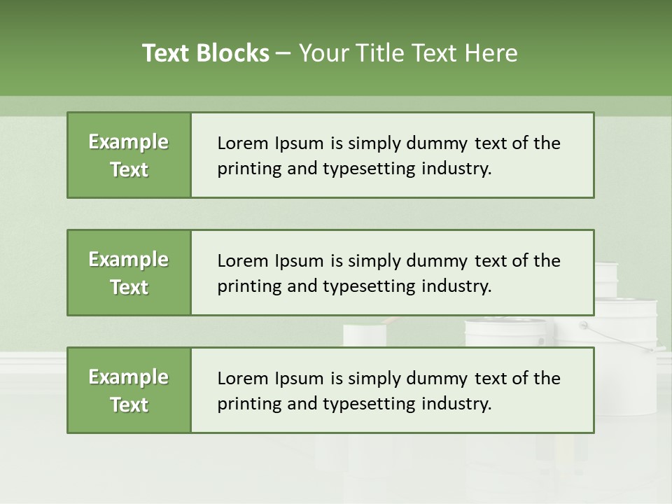 Roll Empty Renovation PowerPoint Template