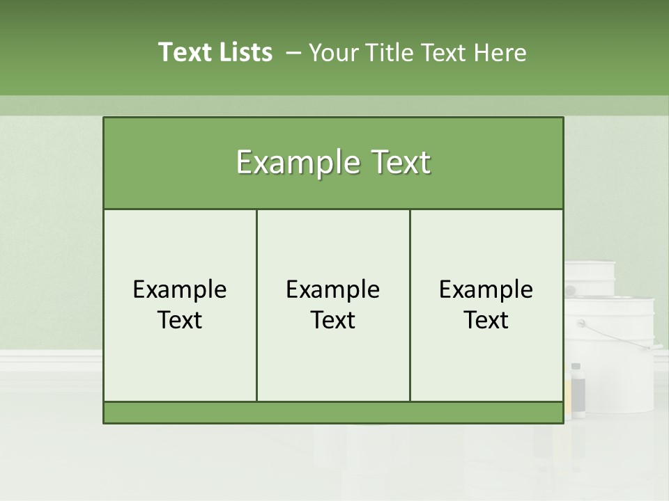Roll Empty Renovation PowerPoint Template