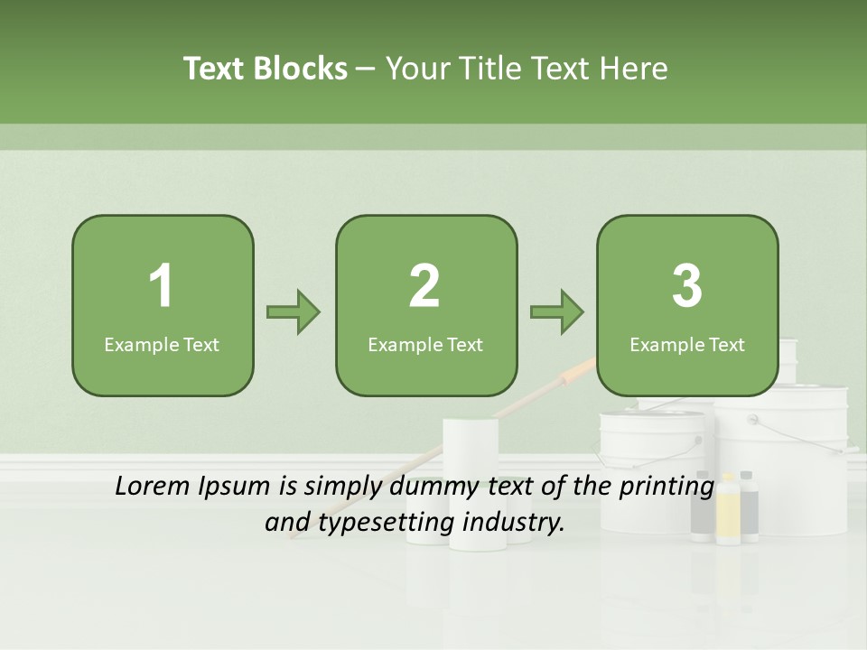 Roll Empty Renovation PowerPoint Template